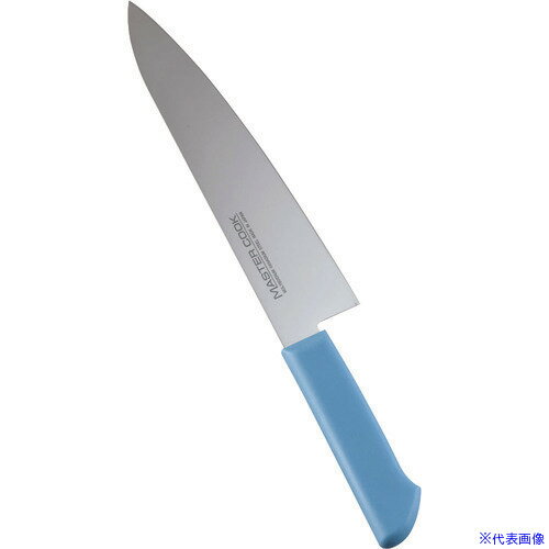 ■TKG マスターコック 抗菌カラー庖丁 牛刀 MCGK−210 ブルー AMSE3214A(1886382)[送料別途お見積り][法人限定][掲外取寄]
