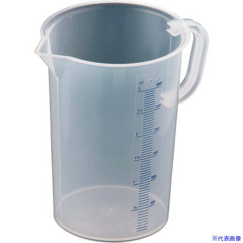■TKG サーモハウザー ドイツ製メジャーカップ(ポリプロピレン) 3L BMZ12003(1887185)[送料別途見積り][法人・事業所限定][掲外取寄]