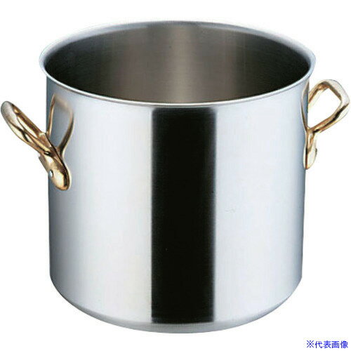 ■TKG SAスーパーデンジ 寸胴鍋(蓋無) 27cm AZV21027(1888317)[送料別途見積り][法人・事業所限定][掲外取寄]