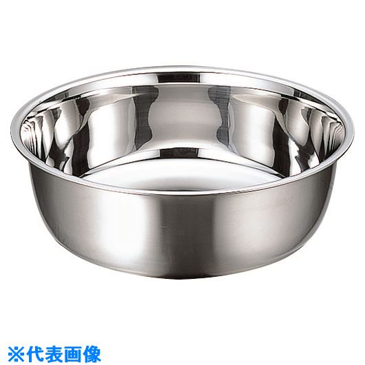 オレンジブック トラスコ中山　TRUSCOSUGICO SUS304 ステンレス大型洗桶 〔品番:KOA55〕[ 注番:1898507]特長●耐食性に優れたSUS304ステンレス材を使用し内面外面とも光沢の良いミラー研磨仕上げになっており業界唯一樹脂製に代わる衛生的な大型洗い桶です。●食品器具の洗浄や食品の調合容器として最適です。仕様●容量(L)：35仕様2●内寸φ550×H180mm　底φ440mm材質/仕上●SUS304セット内容/付属品注意原産国（名称）日本JANコード本体質量16kgオレンジブック トラスコ中山　TRUSCOSUGICO SUS304 ステンレス大型洗桶 〔品番:KOA55〕[注番:1898507][本体質量：16kg]分類》研究用品》厨房用品》容器☆納期情報：オレンジブック掲載以外でメーカー直送品【法人限定＝会社名ご記入お願い致します。】
