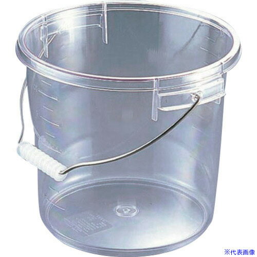 ■TKG エンテック ポリカバケツ PO-15A KBK2801(1921952)[送料別途見積り][法人・事業所限定][掲外取寄]
