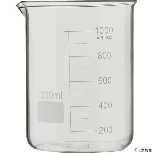 ■TKG リビー ケミストリー ビーカー No.56807 PLB9804(1925522)[送料別途見積り][法人・事業所限定][掲外取寄]