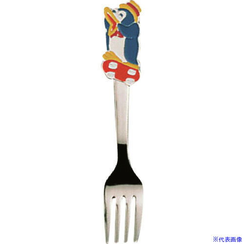 ■TKG サクライ お子様フォーク ぺんぎんさん OOK18002(1934591)[送料別途見積り][法人・事業所限定][掲外取寄]