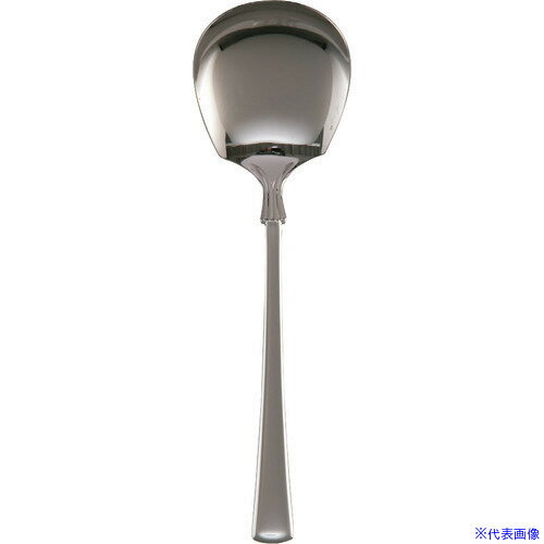 ■TKG TRIO 18-8シンフォニー サービススプーン OSV04034(1936229)[送料別途見積り][法人・事業所限定][..