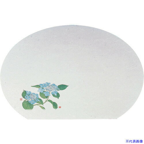 ■TKG ヤマコー 尺3半月枯淡懐石まっと(100枚入) 紫陽花 QKIF3(1944265)[送料別途見積り][法人・事業所..