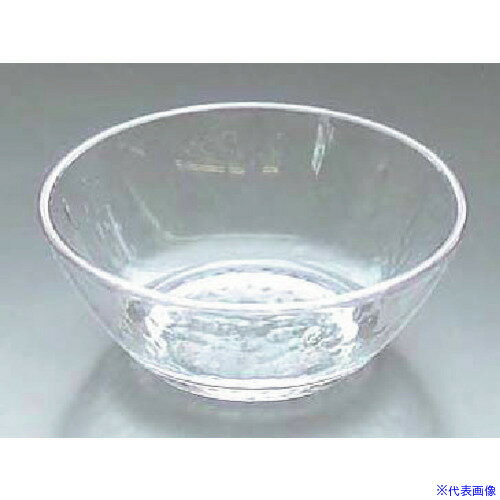 ■TKG 関東プラスチック リップル 丸小鉢 KB-122 クリア RLT0802(1944485)[送料別途見積り][法人・事業..