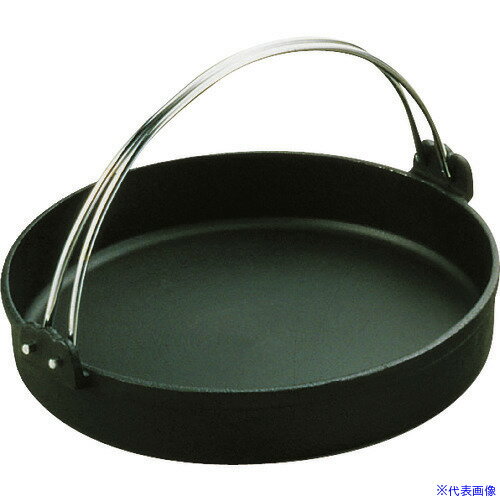 ■TKG トキワ 鉄すきやき鍋 黒ツル付 26cm QSK35026(1944826)[送料別途見積り][法人・事業所限定][掲外取寄]