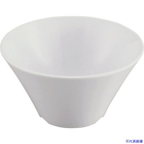 ■TKG エンテック メラミン シンプル食器 ボウル12 SP-86W 白 RBU1804(1944925)[送料別途見積り][法人・..