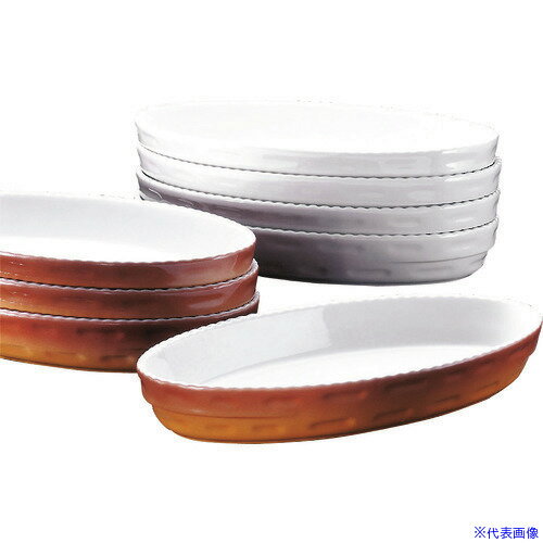 ■TKG ロイヤル スタッキング 小判グラタン皿 カラー PC240-28 RLI8903(1945807)[送料別途見積り][法人..