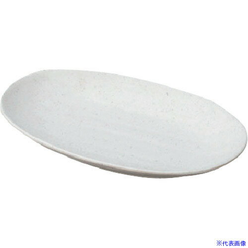 ■TKG マイン メラミンウェア 白 小判皿 大 M11-112 RMI6701(1946264)[送料別途見積り][法人・事業所限..