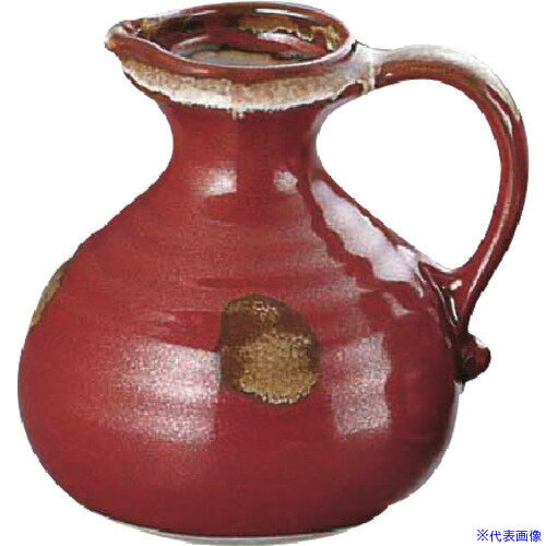 ■TKG エムズジャパン 赤手付燗瓶 D03-69 1.5号 RKV1001(1947698)[送料別途見積り][法人・事業所限定][..