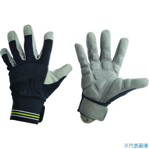 オレンジブック トラスコ中山　TRUSCO富士手袋 振動減振手袋 LL 〔品番:0025LL〕[ 注番:1949978]特長●振動軽減スポンジ内層で手に優しい手袋です。●手の平側に振動を軽減するパッドが付いた手袋です。●吸汗・速乾性に優れます。●カラビナが付属しているので、ベルト通しになどに取り付け可能です。●洗って繰り返し使用できます。用途●チェーンソー、草刈り機、グラインダーなど振動を伴う作業に。仕様●色：グレー/ブラック●サイズ：LL●全長(cm)：24.5●手のひら周り(cm)：22.0●中指長さ(cm)：8.5●厚さ(mm)：1.6●袖口タイプ：マジック仕様2材質/仕上●手のひら部：スポンジ内層人工皮革（マイクロファイバー）●手甲部：ポリエステル、クロロプレンゴム●防振材：スポンジ（合成ゴム）セット内容/付属品注意原産国（名称）中国JANコード4907534002523本体質量90gオレンジブック トラスコ中山　TRUSCO富士手袋 振動減振手袋 LL 〔品番:0025LL〕[注番:1949978][本体質量：90g]《包装時基本サイズ：250×120×40》〔包装時質量：85g〕分類》保護具》作業手袋》防振手袋☆納期情報：仕入れ先通常在庫品 (欠品の場合有り)