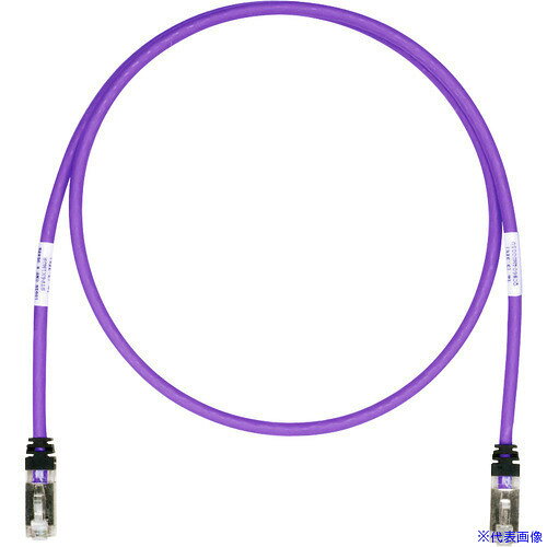 オレンジブック トラスコ中山　TRUSCOPANDUIT CAT6A/CAT6 シールドパッチコード 2.5m 紫 STP6X2.5MVL 〔品番:STP6X2.5MVL〕[ 注番:1950381]特長●カテゴリ6/6AシールドLANケーブルです。●耐ノイズ性能に優れたシールドタイプのLANケーブルです。●すべてのLANケーブルは工場での性能試験済みです。●ノイズ環境でも安定した通信性能 です。●シールド構造でエイリアンクロストークも遮断 します。●循環型経済への対応の観点から、2022年7月より製品のビニール個包装を5cm×5cmのラベルを貼付する包装に変更いたしました。この変更により年間約114300 Kg 分のプラスチックの利用を削減します。用途●シールドでのLAN配線に。仕様●全長(m)：2.5●色：パープル●ブーツ色：黒●カテゴリ種類：カテゴリ6A/6●ケーブル径(mm)：6.1●使用温度範囲(℃)：-10〜60●プラグタイプ：RJ45●ケーブル長(m)：2.5●ANSI/TIA-568-C.2、ISO 11801 Class EA、IEEE 802.3af、802.3at、802.3bt type 3 and type 4、UL 1863準拠仕様2●シールド●結線：T568B●対数：26AWG4対●対構造：導体より心線●屋内材質/仕上●プラグ接触部：ニッケル下地、金メッキセット内容/付属品注意●キャンセル不可商品です。原産国（名称）中国JANコード本体質量140gオレンジブック トラスコ中山　TRUSCOPANDUIT CAT6A/CAT6 シールドパッチコード 2.5m 紫 STP6X2.5MVL 〔品番:STP6X2.5MVL〕[注番:1950381][本体質量：140g]《包装時基本サイズ：279×229×38》〔包装時質量：140g〕分類》電子機器》電設配線部品》LANケーブル☆納期情報：仕入れ先通常在庫品 (欠品の場合有り)