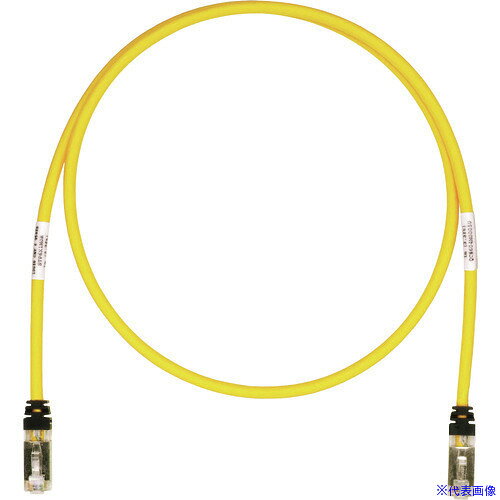 オレンジブック トラスコ中山　TRUSCOPANDUIT CAT6A/CAT6 シールドパッチコード 11m 黄 STP6X11MYL 〔品番:STP6X11MYL〕[ 注番:1950407]特長●カテゴリ6/6AシールドLANケーブルです。●耐ノイズ性能に優れたシールドタイプのLANケーブルです。●すべてのLANケーブルは工場での性能試験済みです。●ノイズ環境でも安定した通信性能 です。●シールド構造でエイリアンクロストークも遮断 します。●循環型経済への対応の観点から、2022年7月より製品のビニール個包装を5cm×5cmのラベルを貼付する包装に変更いたしました。この変更により年間約114300 Kg 分のプラスチックの利用を削減します。用途●シールドでのLAN配線に。仕様●全長(m)：11●色：イエロー●ブーツ色：黒●カテゴリ種類：カテゴリ6A/6●ケーブル径(mm)：6.1●使用温度範囲(℃)：-10〜60●プラグタイプ：RJ45●ケーブル長(m)：11●ANSI/TIA-568-C.2、ISO 11801 Class EA、IEEE 802.3af、802.3at、802.3bt type 3 and type 4、UL 1863準拠仕様2●シールド●結線：T568B●対数：26AWG4対●対構造：導体より心線●屋内材質/仕上●プラグ接触部：ニッケル下地、金メッキセット内容/付属品注意原産国（名称）中国JANコード本体質量704gオレンジブック トラスコ中山　TRUSCOPANDUIT CAT6A/CAT6 シールドパッチコード 11m 黄 STP6X11MYL 〔品番:STP6X11MYL〕[注番:1950407][本体質量：704g]《包装時基本サイズ：305×254×38》〔包装時質量：704g〕分類》電子機器》電設配線部品》LANケーブル☆納期情報：メーカー取り寄品（弊社より発送）