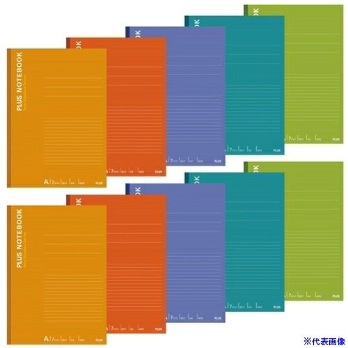 ■PLUS 76745)ノートブック NO−204AS−10CP A4 A罫 10冊 NO204AS10CP(1959764)