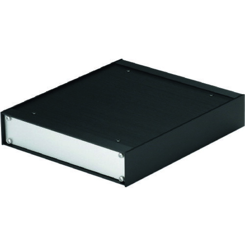 ■タカチ パネル脱着アルミサッシケース シルバー/ブラック POS2493233BS(1965606)[法人・事業所限定][外直送元]