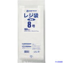 ■JTX 708121)レジ袋 8号 100枚 B908J B908J(1966286)