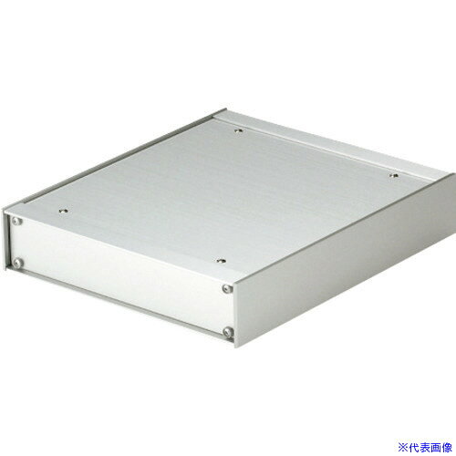 ■タカチ パネル脱着アルミサッシケース シルバー POS994333SS(1967163)[法人限定][外直送元]