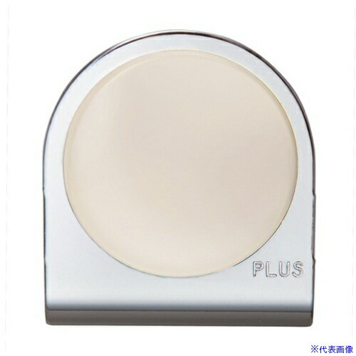 ■PLUS 744108カラーマグネットクリップ 大ホワイト10個 744108(1969248)[送料別途お見積り][法人限定][掲外取寄]