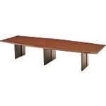 ■PLUS 02408)EX-600 会議用大型テーブル EX-4000WA RS EX4000WARS(1969621)[送料別途お見積り][法人限定][外直送]