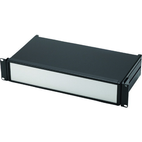 ■タカチ システムラックケース シルバー/ブラック MSR1334345BS(1973858)[法人・事業所限定][外直送元]