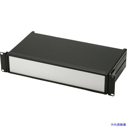 ■タカチ システムラックケース シルバー/ブラック MSR2224328BS(1974515)[法人限定][外直送元]