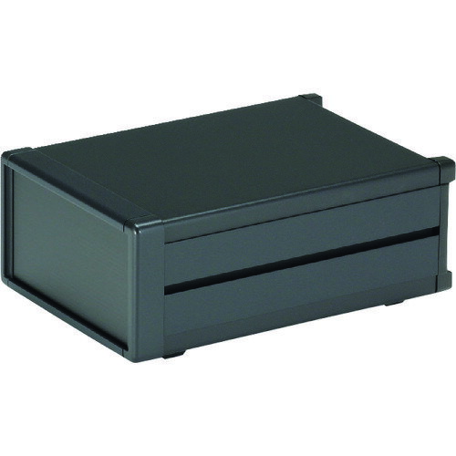 ■タカチ オールアルミシステムケース ブラック MO883228B(1976512)[法人・事業所限定][外直送元]