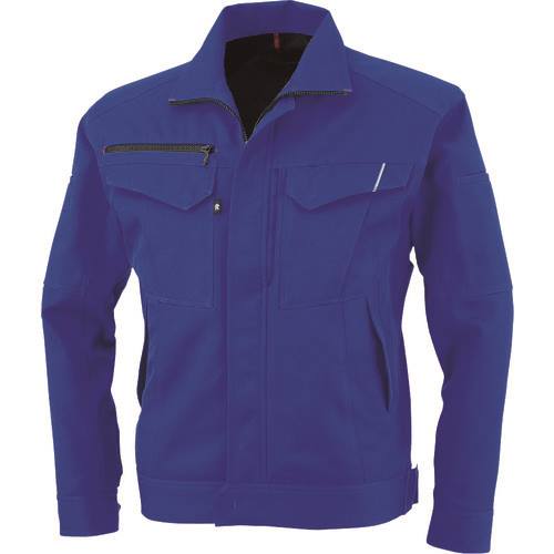 ■コーコス 長袖ブルゾン ブルー 4Lサイズ A807164L(1976890)[送料別途お見積り][法人限定][掲外取寄]