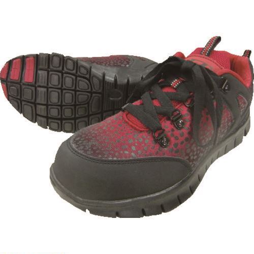 ■富士手袋 グラデーション安全靴 赤(レッド) 25.0cm 6505R25.0(1982443)[送料別途お見積り][法人限定][..