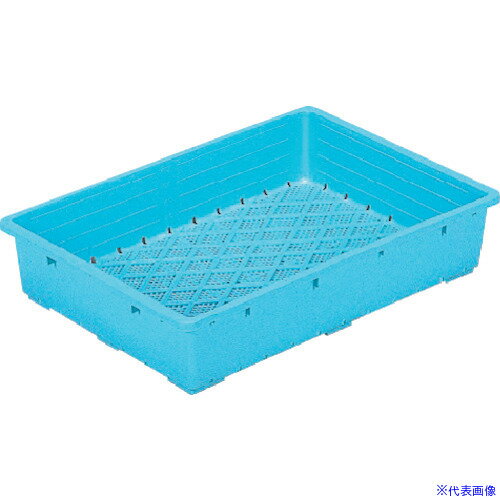 ■サンコー 育苗箱 201206 園芸用2型 青 201206BL00(B)(1991611)[送料別途見積り][法人・事業所限定][外..