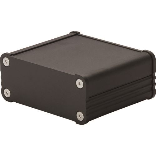 ■タカチ アルミ押出材ケース ブラック EX19623BB(2011383)[法人・事業所限定][外直送元]
