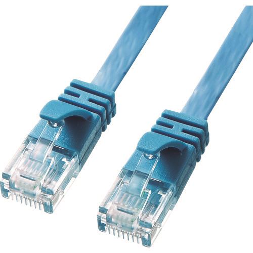 ��SANWA ���ƥ���6A�ե�å�LAN�����֥� KBFL6A05BL(2019747)[�������Ӥ����Ѥ�][ˡ�͸���][�ǳ����]