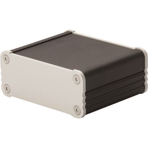 ■タカチ アルミ押出材ケース ブラック/シルバー EX191118BS(2020771)[法人限定][外直送元]
