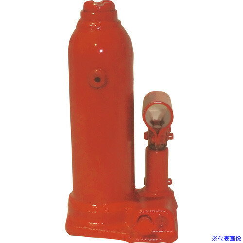 ■MASADA 安全弁付き油圧ジャッキ 2トン HF-2R-V HF2RV(2027248)[送料別途見積り][法人・事業所限定][直送]