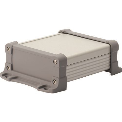■タカチ フランジ足付 防水アルミケース シルバー/グレー EXWF241223SG(2030348)[法人限定][外直送元]