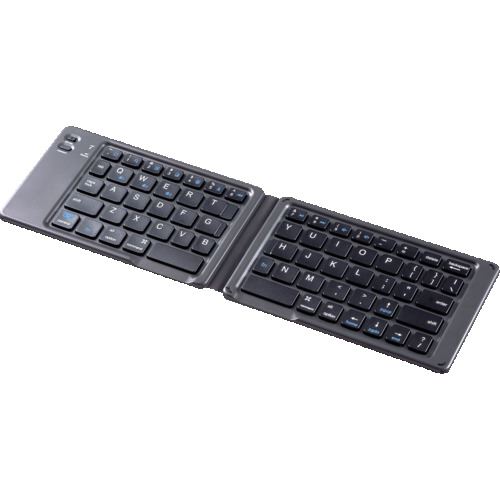 ■SANWA 折りたたみ式Bluetoothキーボード SKBBT30BK(2031767)[法人限定][外直送元]