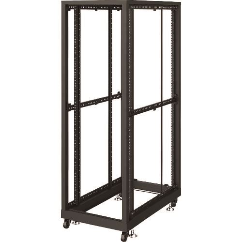 オレンジブック トラスコ中山　TRUSCOSANWA 19インチサーバーラック パネルなし(36U) 〔品番:CPSVN3610NPBKN〕[ 注番:2033150]特長●組立式19インチサーバーラックです。●梱包が小さく分かれている為、搬入経路の制約を受けません。●マウントアングルは、EIA規格(EIA-310-D準拠)ユニバーサルピッチ(36U)の採用しています。●ケージナットに対応しています。●前後のマウントフレームは25mmピッチで可動します。●マウントフレームには位置合わせしやすいように、マウント数を印字しています。●高耐荷重キャスター、アジャスターを標準装備しています。●天井面には、天井からの引込み線や天井面設置機器のケーブルラック内部に引き込めるケーブル口を装備しています。（使用しない場合は穴を塞ぐプレートを取付けます) ●オプションにて天面部に放熱ファンが最大6台まで搭載可能です。●オプションにてサーバー用タップ、TAP-SVシリーズが後部フレームに装着可能です。仕様●製品カラー：ブラック、フレームカラー：ブラック●マンセル値：N1.0●組立人数：3●組立時間：60分●ユニット数：36仕様2●必要工具：プラスドライバー手袋、六角レンチのサイズ：4●マウント有効サイズ最小：696、最大：896●ケーブル口のサイズ：W422×H166●セキュリティワイヤ取り付け可否：否●アジャスターの有無：あり、キャスターの有無：あり●納品形態：ノックダウン組立式、個口数：4個口材質/仕上●本体：スチール（メラミン焼付塗装）セット内容/付属品●本体フレーム●フロント・リアマウントアングル●キャスター●アジャスタ注意●装着用のタッピングねじは付属していません。取付けにはφ5mmのタッピングねじを別途ご用意下さい。●本製品はお客様による組立式のサーバーラックです。1人での組立は非常に困難な為、大人2人以上で行って下さい。●設置の際は必ずアジャスターを併用してください。●キャスターは長距離の移動を想定したものではありません。機器を乗せたままでの移動は行わないでください。●19インチ機器を取り付けるためのケージナット・ネジは付属していません。原産国（名称）日本JANコード4969887141625本体質量0gオレンジブック トラスコ中山　TRUSCOSANWA 19インチサーバーラック パネルなし(36U) 〔品番:CPSVN3610NPBKN〕[注番:2033150]分類》オフィス・住設用品》オフィス家具》パソコンラック☆納期情報：オレンジブック掲載以外でメーカー直送品【法人限定＝会社名ご記入お願い致します。】