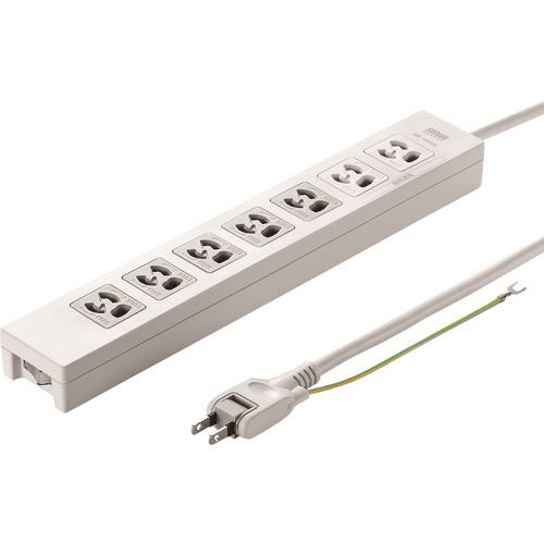 ■SANWA 電源タップ(3P・7個口・3m) TAPF373KSR(2034209)