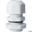 ■タカチ Mネジケーブルグランド 低価格タイプ ライトグレー RM20L12S(2036733)