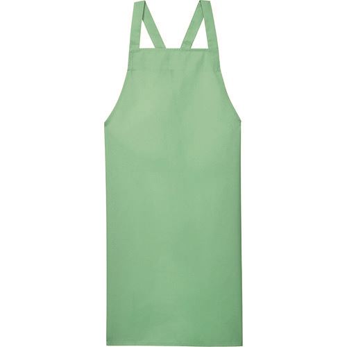 ■サンペックス エプロン 撥水 食品工場 厨房 業務用 グリーン F FBPU1804H2(203864...