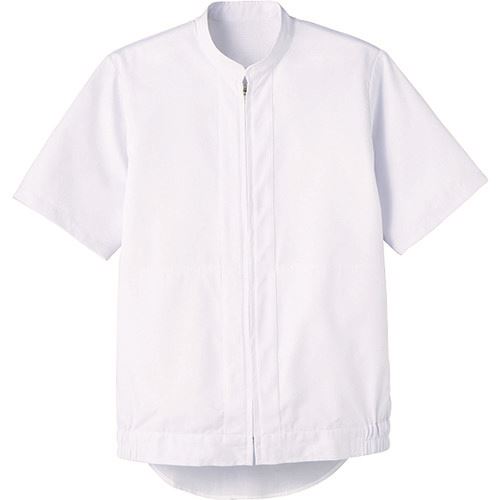 オレンジブック トラスコ中山　TRUSCOサンペックス 半袖ジャンパー 食品工場 白衣 衛生 ホワイト S 〔品番:DCP517S〕[ 注番:2043473]特長●●食品工場や給食施設など、衛生管理が求められる現場に最適な半袖ジャンパーです。●半袖タイプで腕まわりの動きやすさを確保し、暑い季節や高温環境での作業に最適。●冷感素材の中でも優れたヒンヤリ感を実現する「点タッチドライ設計」と高い熱伝導率で、暑い工場内でも快適に作業できます。●異物混入リスクを軽減する、フードディフェンス対応のノーポケット仕様です。仕様●色：ホワイト●サイズ：S●着丈(cm)：68●胸囲(cm)：102●肩幅(cm)：42●袖丈(cm)：25仕様2●フロントセミオートコイルファスナー●ウエストインナースナップボタン留め●インナー袖口ゴム入り●パイピング縫製材質/仕上●ドビー織（ポリエステル60% 綿34% 複合繊維（ソフィスタ(R)）5% 複合繊維（ポリエステル/ナイロン）1%）●ウエストインナー：メッシュ（ポリエステル100%）●制電・抗菌・吸汗・速乾・点タッチセット内容/付属品注意原産国（名称）非公開JANコード4582439083879本体質量280gオレンジブック トラスコ中山　TRUSCOサンペックス 半袖ジャンパー 食品工場 白衣 衛生 ホワイト S 〔品番:DCP517S〕[注番:2043473][本体質量：280g]《包装時基本サイズ：370×270×33》〔包装時質量：285g〕分類》保護具》保護服・防護服》食品工場向けウェア☆納期情報：メーカー取り寄品（弊社より発送）