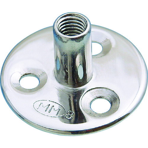 ■水本 吊金具(ビス止めタイプ) ステンレス パッドナット 捻子径M-10 B2184(2045615)