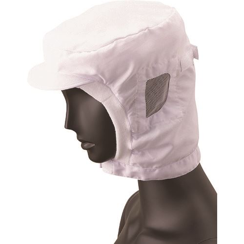 ■サンペックス ショートフード 衛生帽子 ホワイト F DC5191(2048200)[送料別途お見積り][法人限定][掲外取寄]