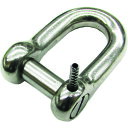 ■水本 ステンレス ピン止め沈みシャックル 呼び12mm 使用荷重4.12kN B2714(2048726)