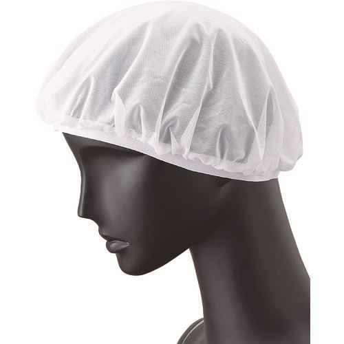 ■サンペックス ヘアネット 10枚入り 作業用 ホワイト F FCPU1806A9(2049808)[送料別途お見積り][法人限定][掲外取寄]