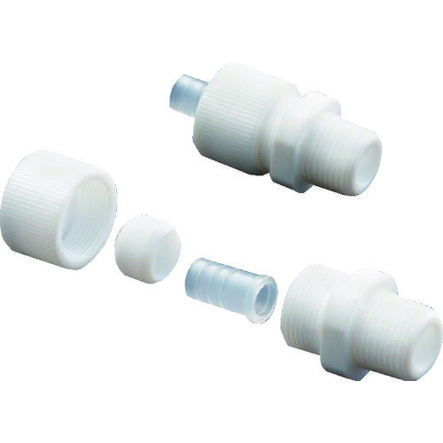 ■フロンケミカル フッ素樹脂フレキシブルチューブジョイント(12.1X13.5)R1/2 NR0518007(2055778)[送料別途お見積り][法人限定][メーカー取寄](4.0)