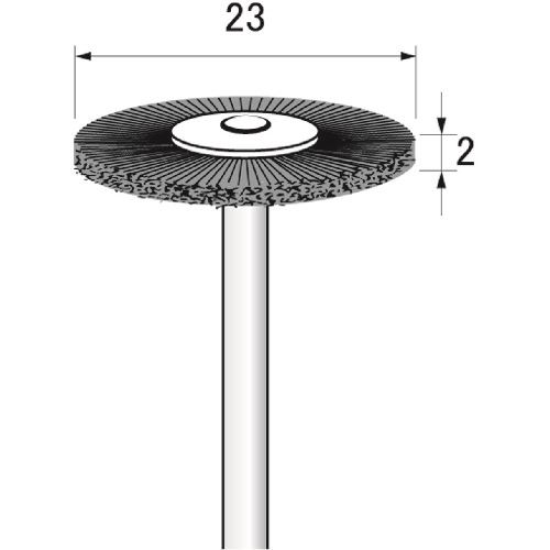 ■アルゴファイル ダイヤモンドブラシ BDN3023(2056477)[送料別途お見積り][法人限定][掲外取寄]