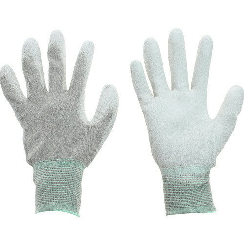 ■TRUSCO 静電気対策・銅繊維入ESD手袋 手のひらコートタイプ Mサイズ ESDGPCM(2065327)