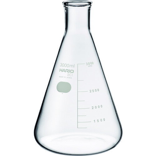 ■HARIO 三角フラスコ 目安目盛付 3000ml SF3LSCI(2065675)