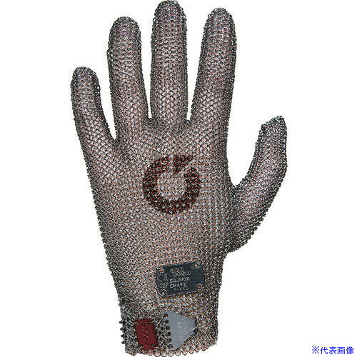 ■EUROFLEX 突刺し防止 耐切創クサリ手袋 オールメタル 1枚 XL 25.0mm EM54D(2066956)